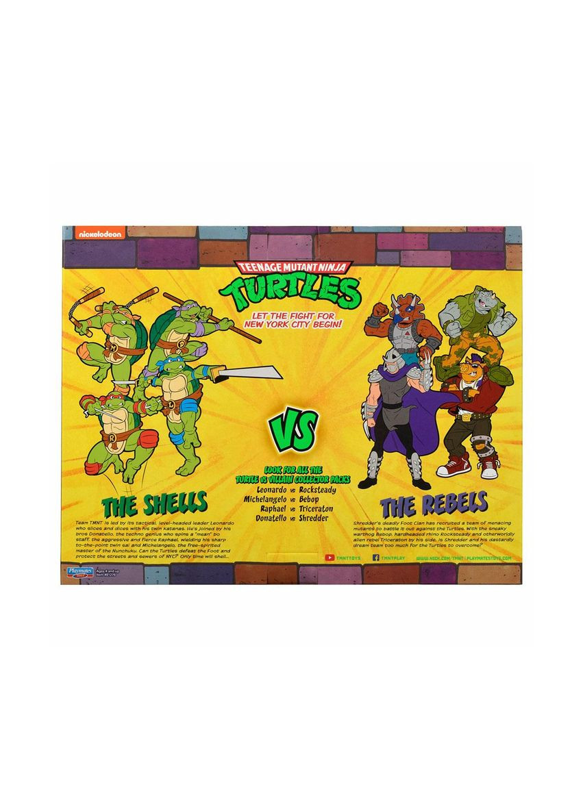 Набір фігурок — Леонардо проти Рокстеді TMNT (342752882)