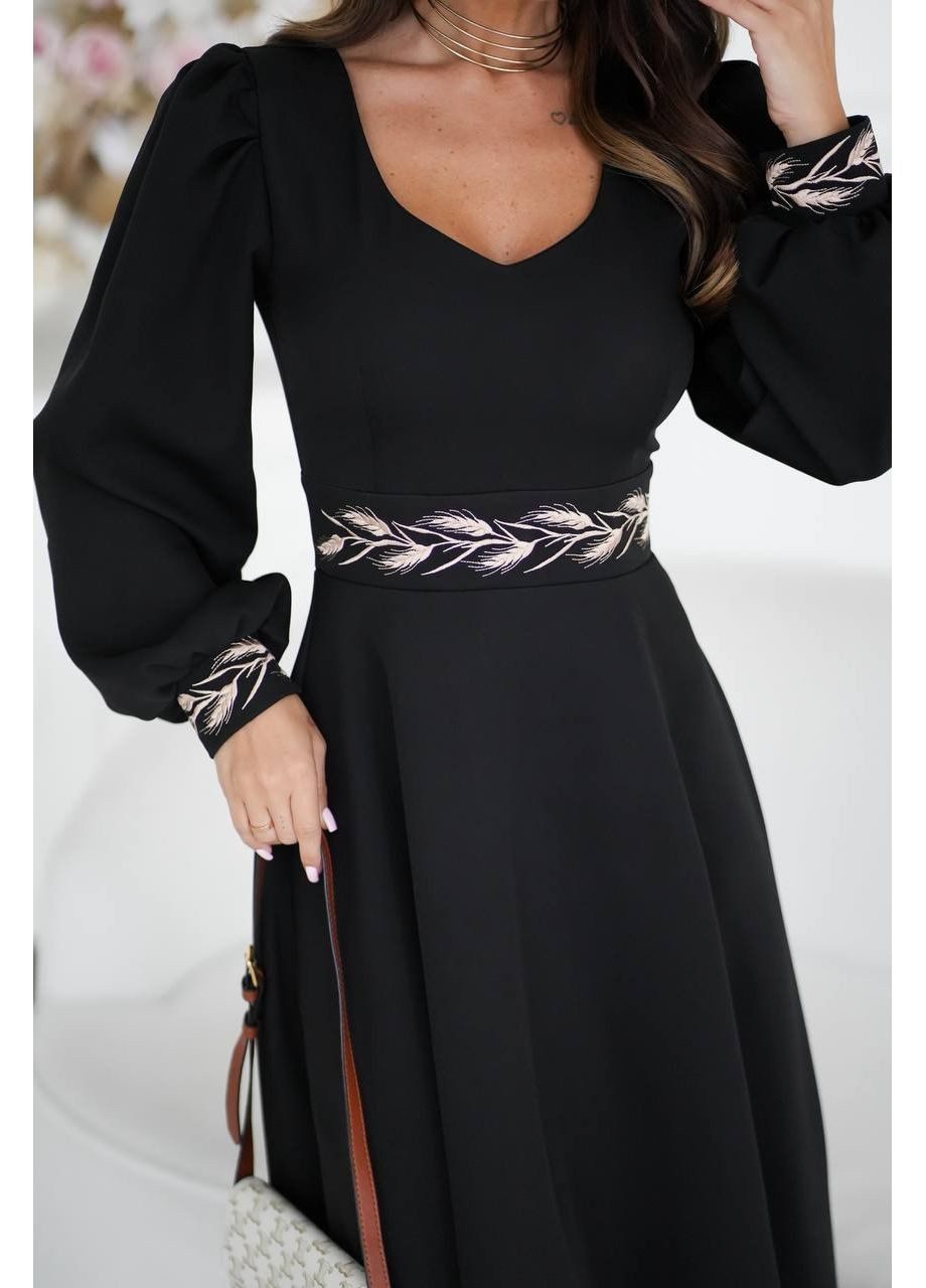 Чорна сукня, колір чорний Fashion