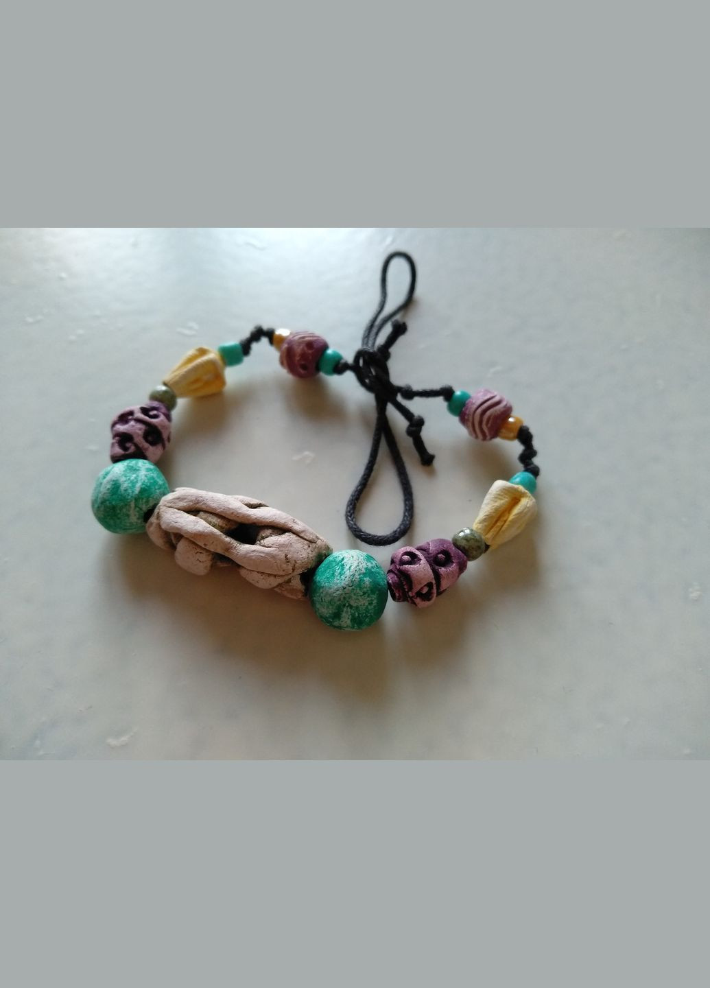 Керамический браслет ручной работы №16 Коти&Ангели (302450850)