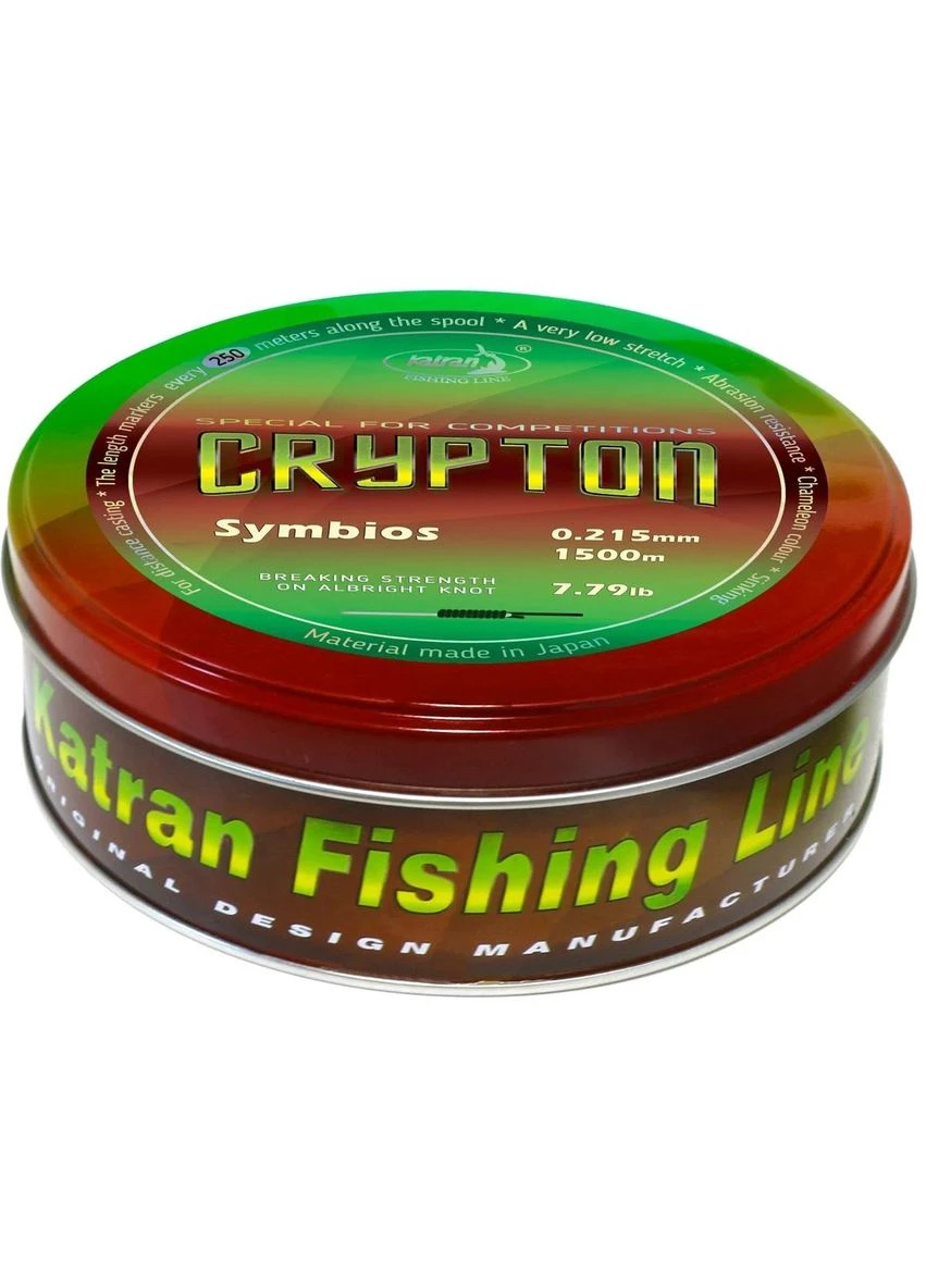 Волосінь Crypton Symbios 1500m (neon/brown) 0.215mm 7.79lb/3.53kg Katran (395941450)