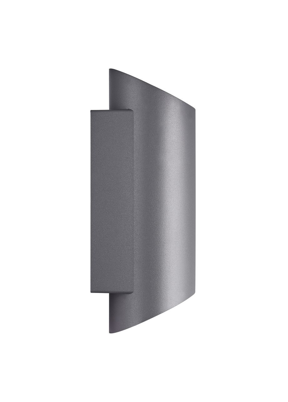 Фасадный уличный светильник-подсветка Nico Round 22 2 лампы GU10 алюминий антрацит 23.5х7.7х9.5 см Nordlux (301333825)