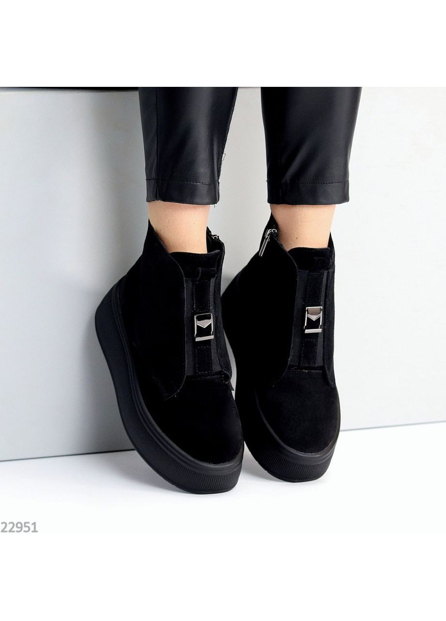 Зимние зимние замшевые ботинки Helen из натуральной замши