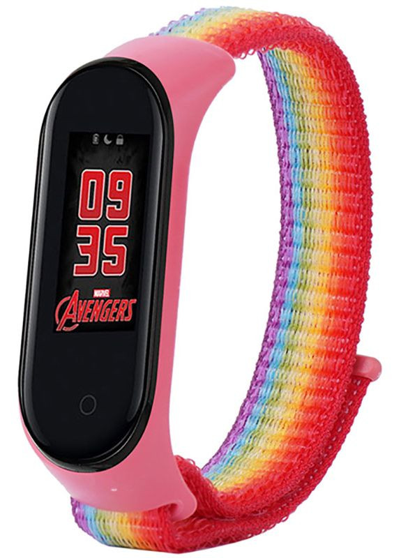 Ремешок Replacement Nylon Strap for Mi Band 3/4/5 Rainbow UWatch (301509042)