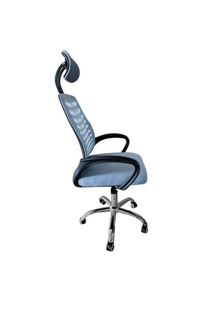 Крісло офісне B-6200 сіре Bonro (349819289)