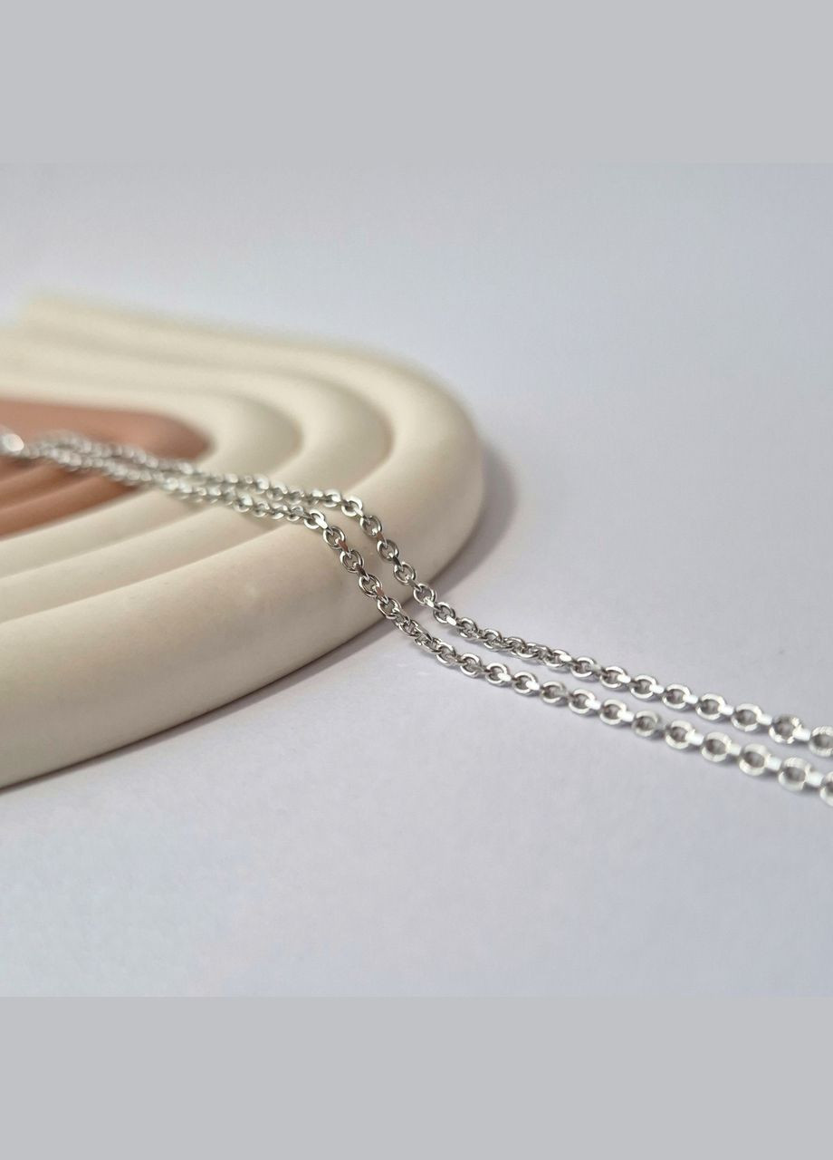 Срібний Ланцюжок Якір см срібло 925 проби Родоване 3.80г 847р1/45 No Brand (315765511)