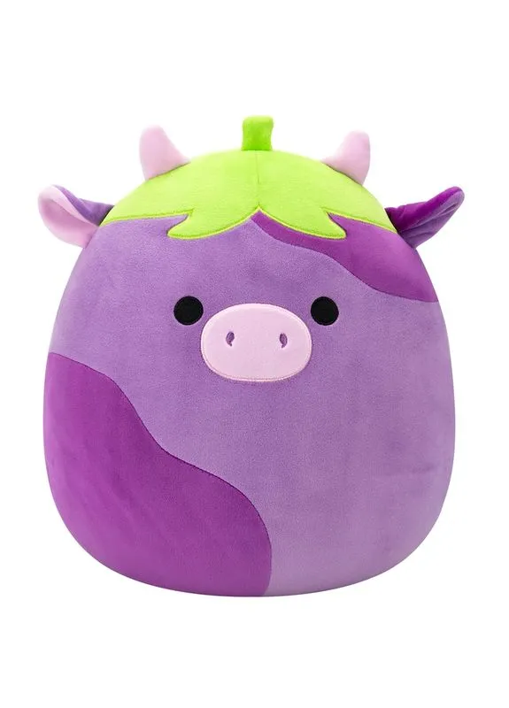 Мягкая игрушка Коровка-баклажан Фредерик (30 см) Squishmallows (390785119)