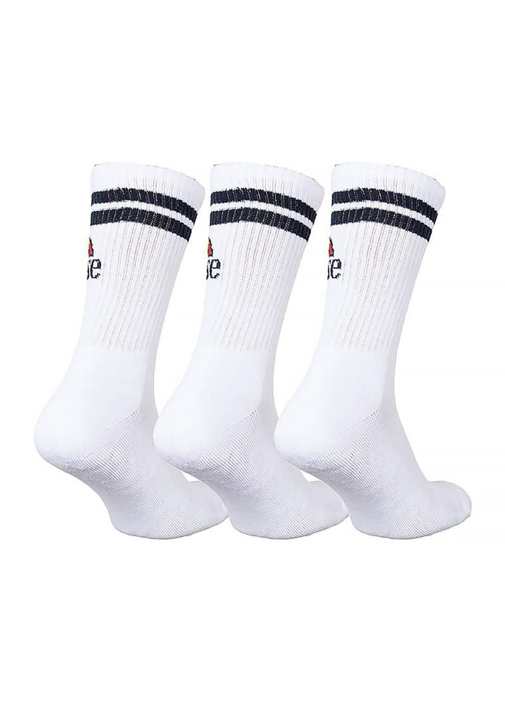 Білі шкарпетки pullo 3pk socks білий Ellesse однотонні (367598247)