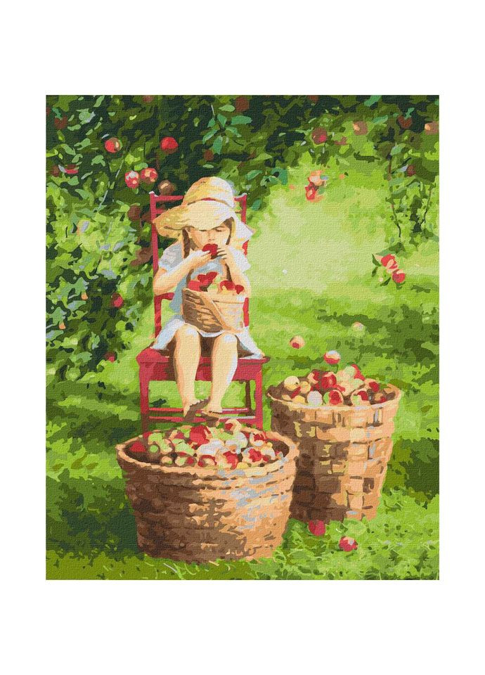 Картина по номерам "Яблочки" Идейка KHO4788 40*50см Ідейка (300175307)