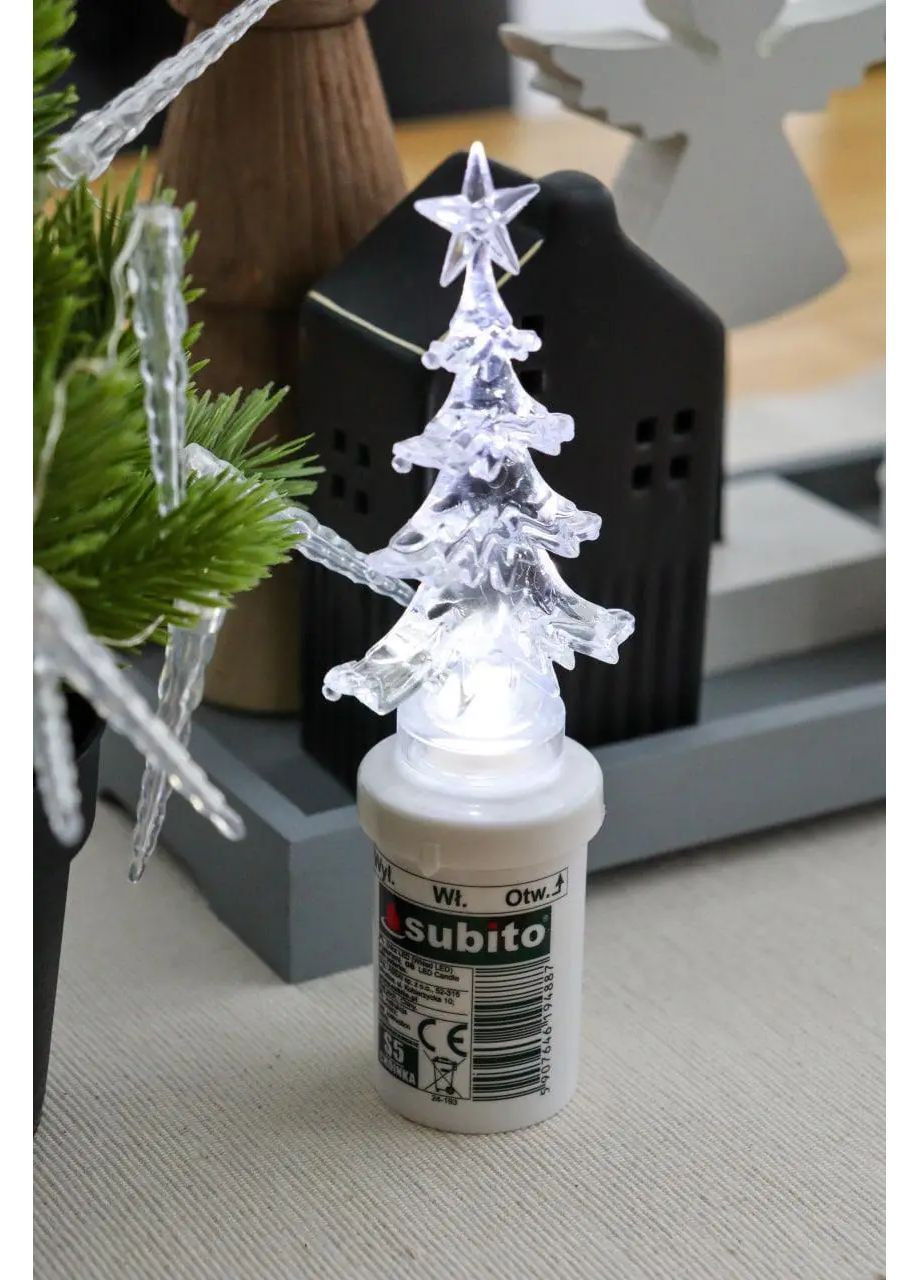 Свечи Led на 1920 часов Елка Белая (80дней) Subito (369924382)