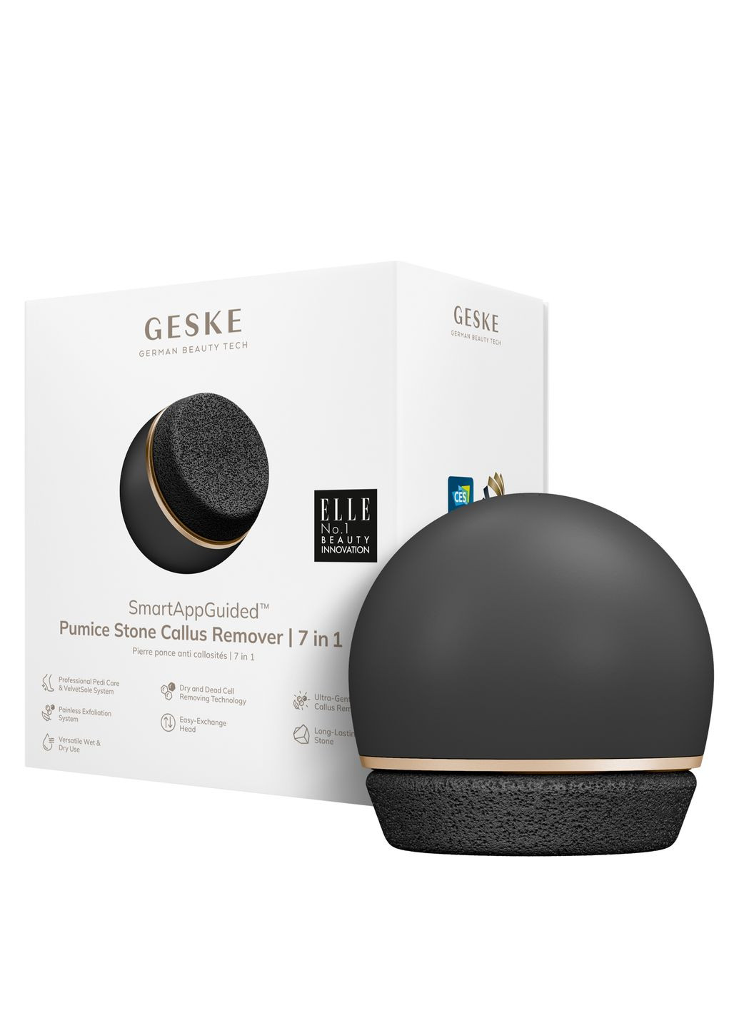 Набор для ухода за стопами Pumice Stone Callus Remover 7в1 gray GESKE (341526120)