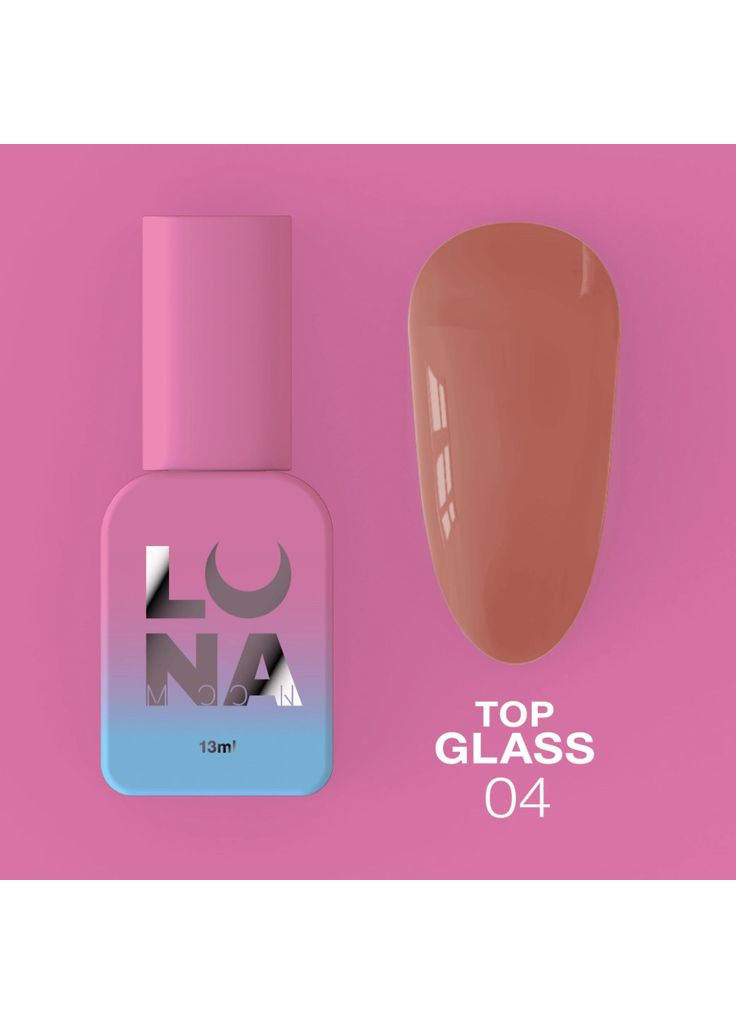 Топ для гель-лака Top Glass No4 13ml Luna (372688828)