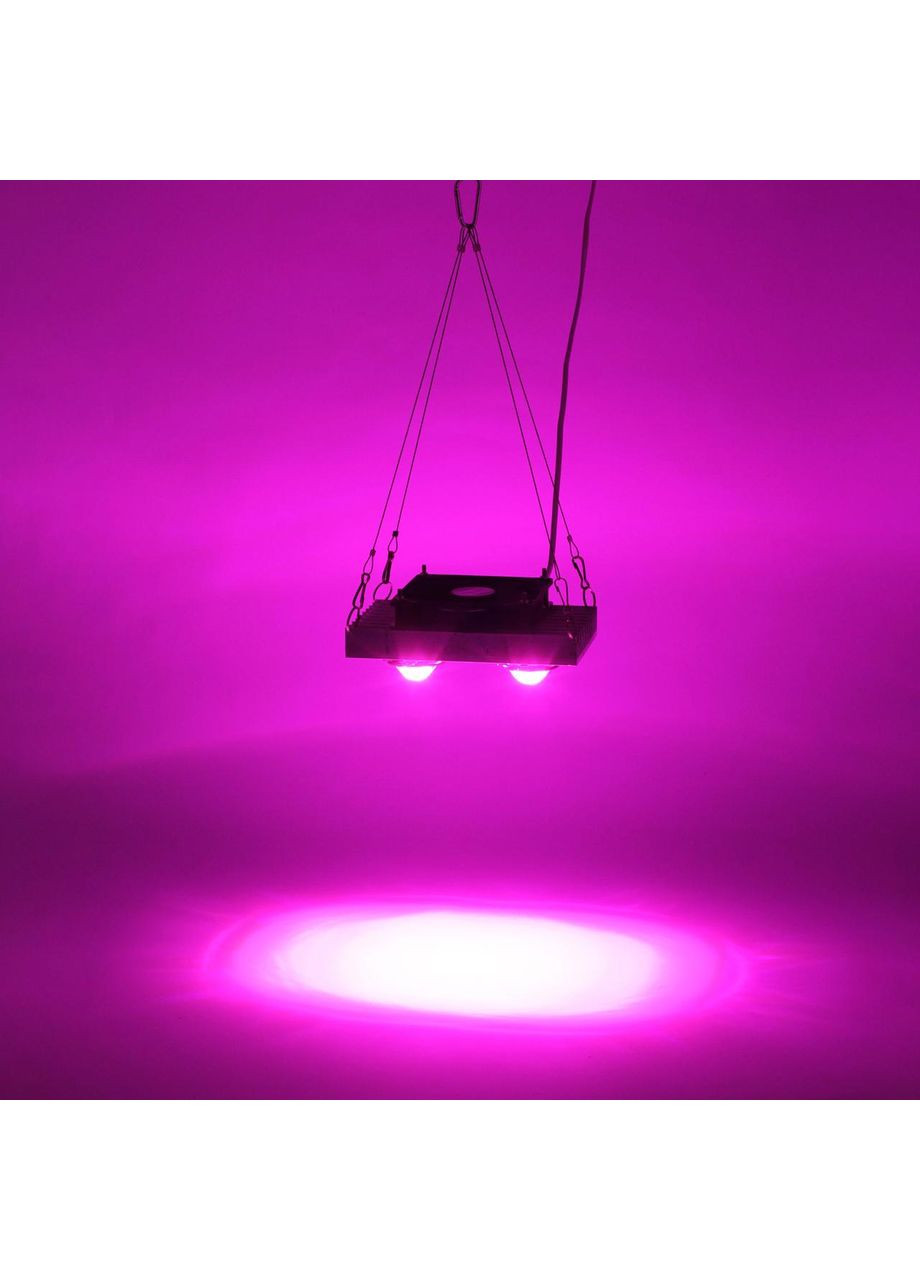 Фітолампа 100 Вт із лінзою для росту рослин, мультиспектр 400-840nm No Brand (368704497)