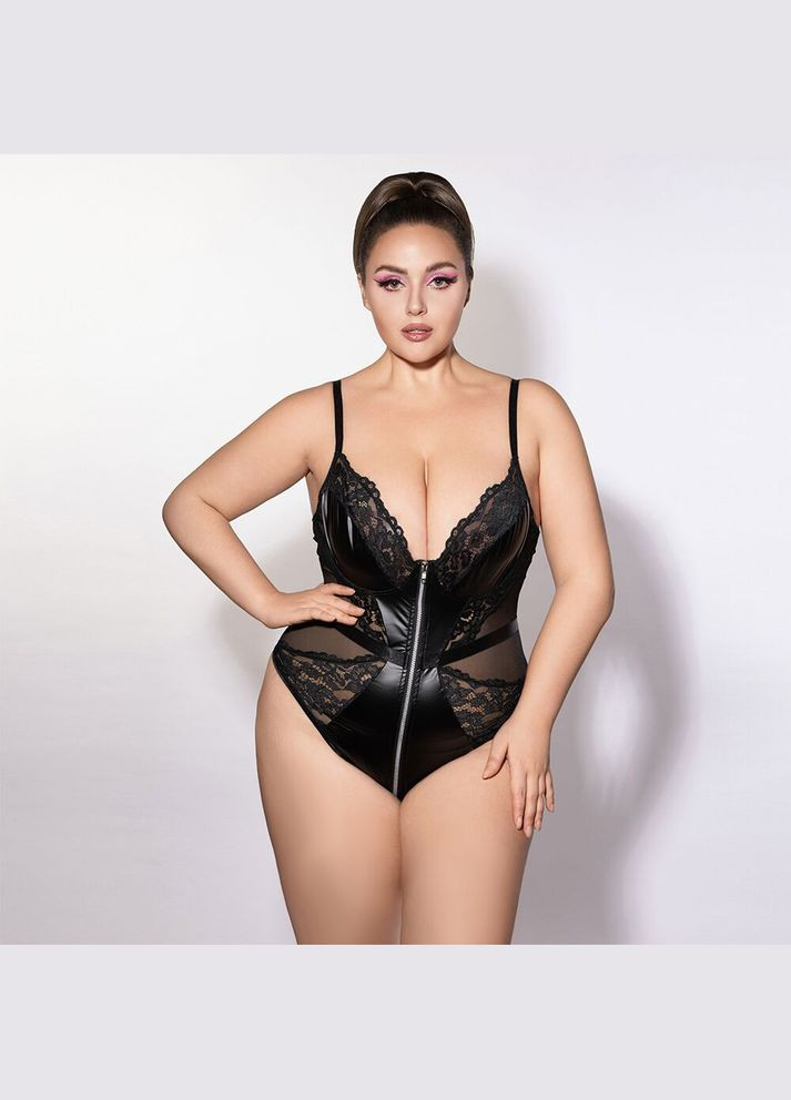 Боди P61153 Black Plus Size - CherryLove JSY (340274640)