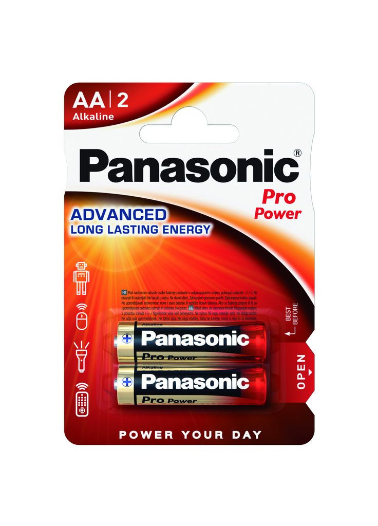 Батарейка (m504776) Panasonic AA PRO POWER * 2 (369015806)
