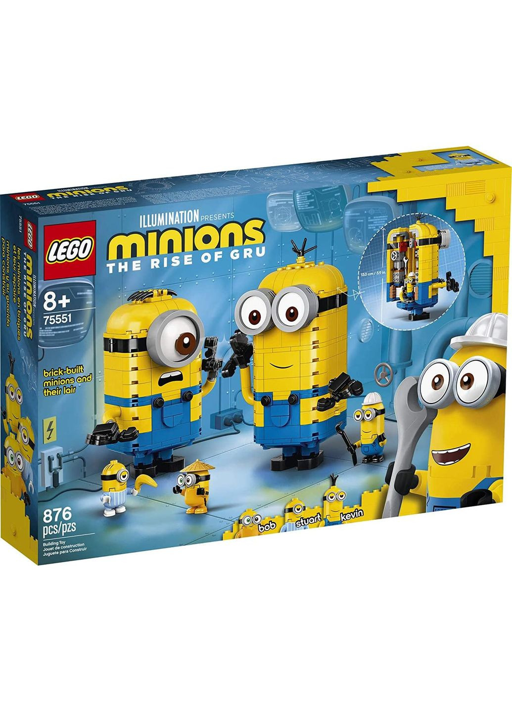 Minions Фігурки міньонів і їхній дім 75551 Lego (304055148)
