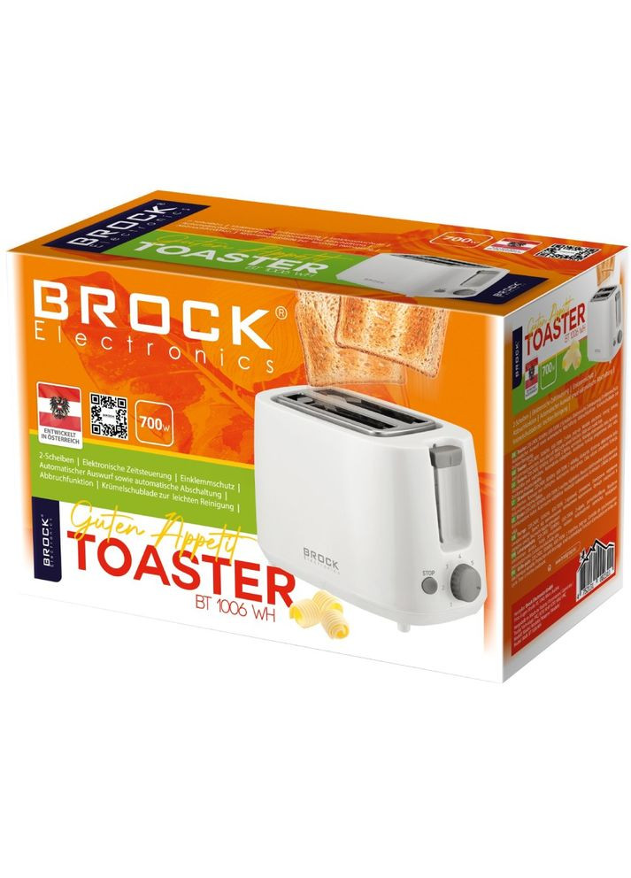 Тостер BT 1006 WH BROCK (338837264)