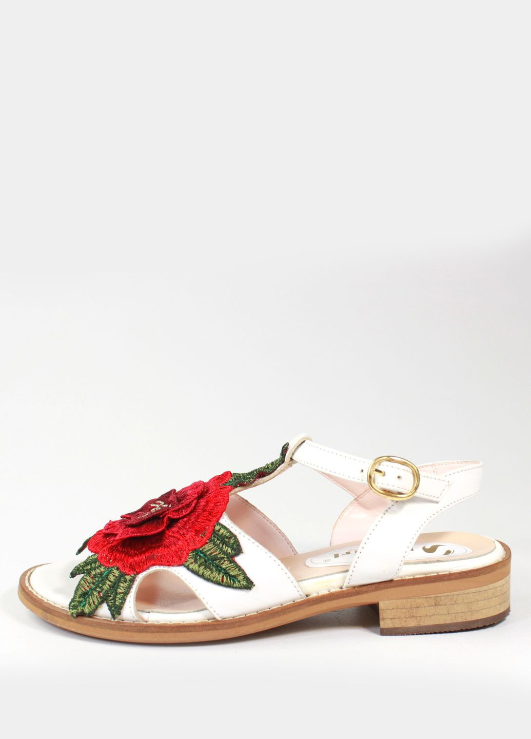 Жіночі сандалі з вишивкою у вигляді квітів It-Girl (329995887)