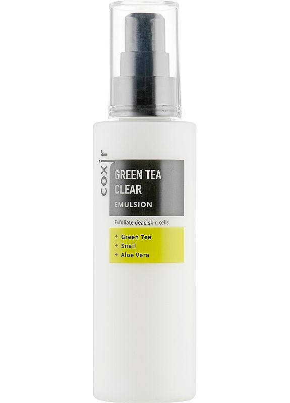 COXIR Емульсія для обличчя Green Tea BHA Clear Emulsion 100ml (2-896128) — Крем, Південна Корея (369795392)