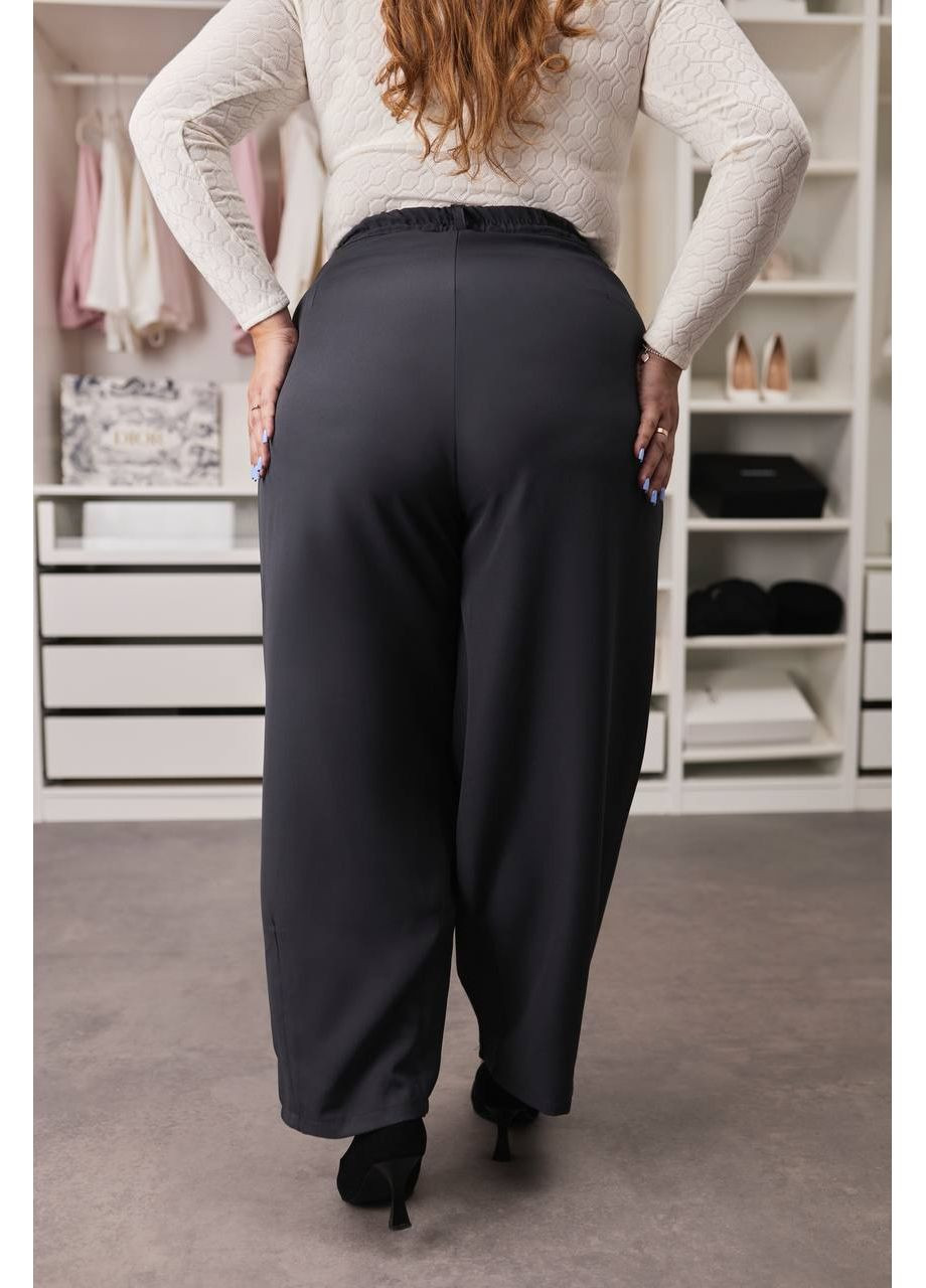 Штаны женские однотонные больших размеров Style Point (358501538)