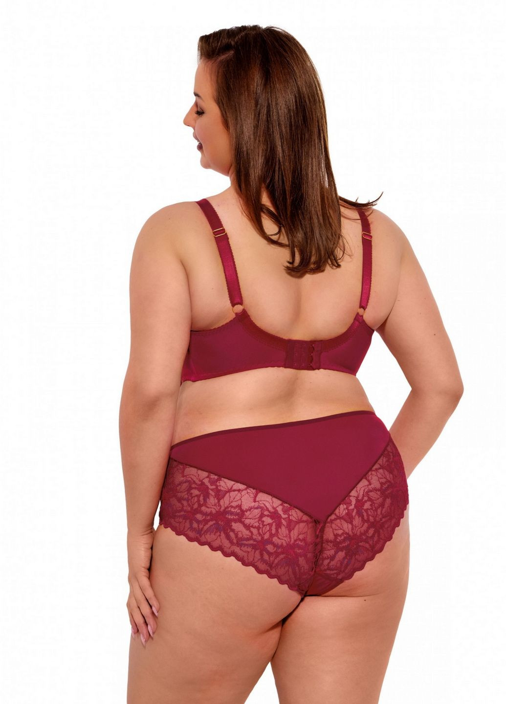 Малиновый бюстгальтер Gaia с косточками