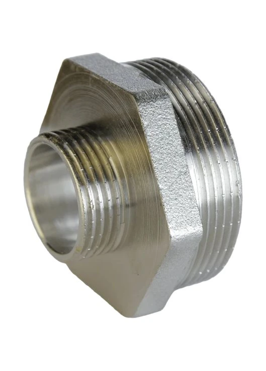 Ніпель редукційний 1 1/2″х 3/4″ЗЗ нікельований А0510А(нк) VA (336384216)