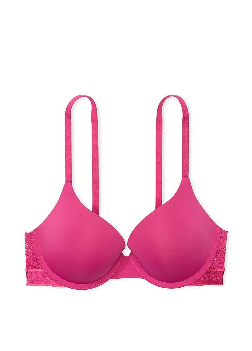 Розовый бюстгальтер с пуш-ап розовый Victoria's Secret