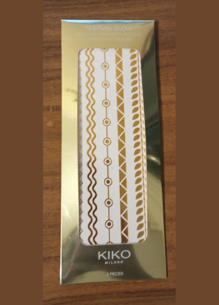 Наклейка для тимчасового татуювання на тілі Festival glow Body Tattoo Kiko Milano (356512189)