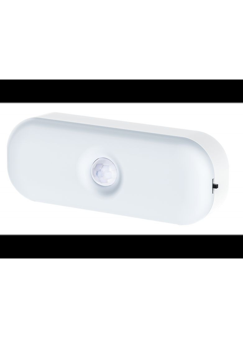 Світлодіодний нічний світильник з датчиком руху 0,5w IP20 5000K 2 режими роботи + акумулятор (NL-01С) Luxel (370144150)