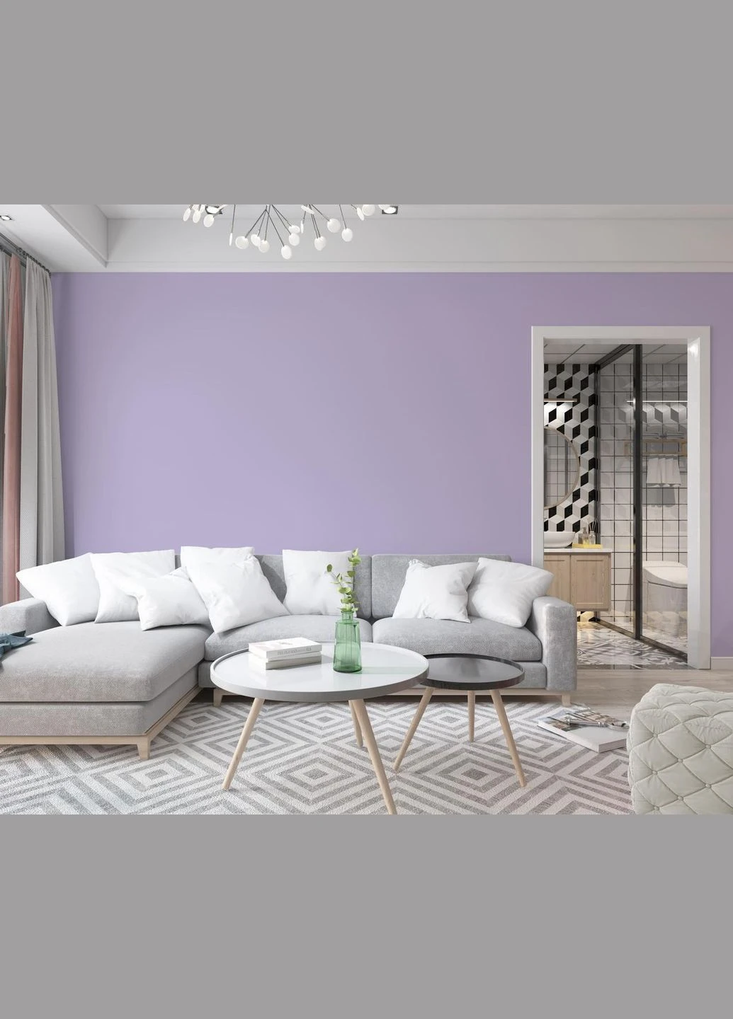 Фарба Інтер'єрна Латексна 1515-R60B 1л SkyLine (331646290)
