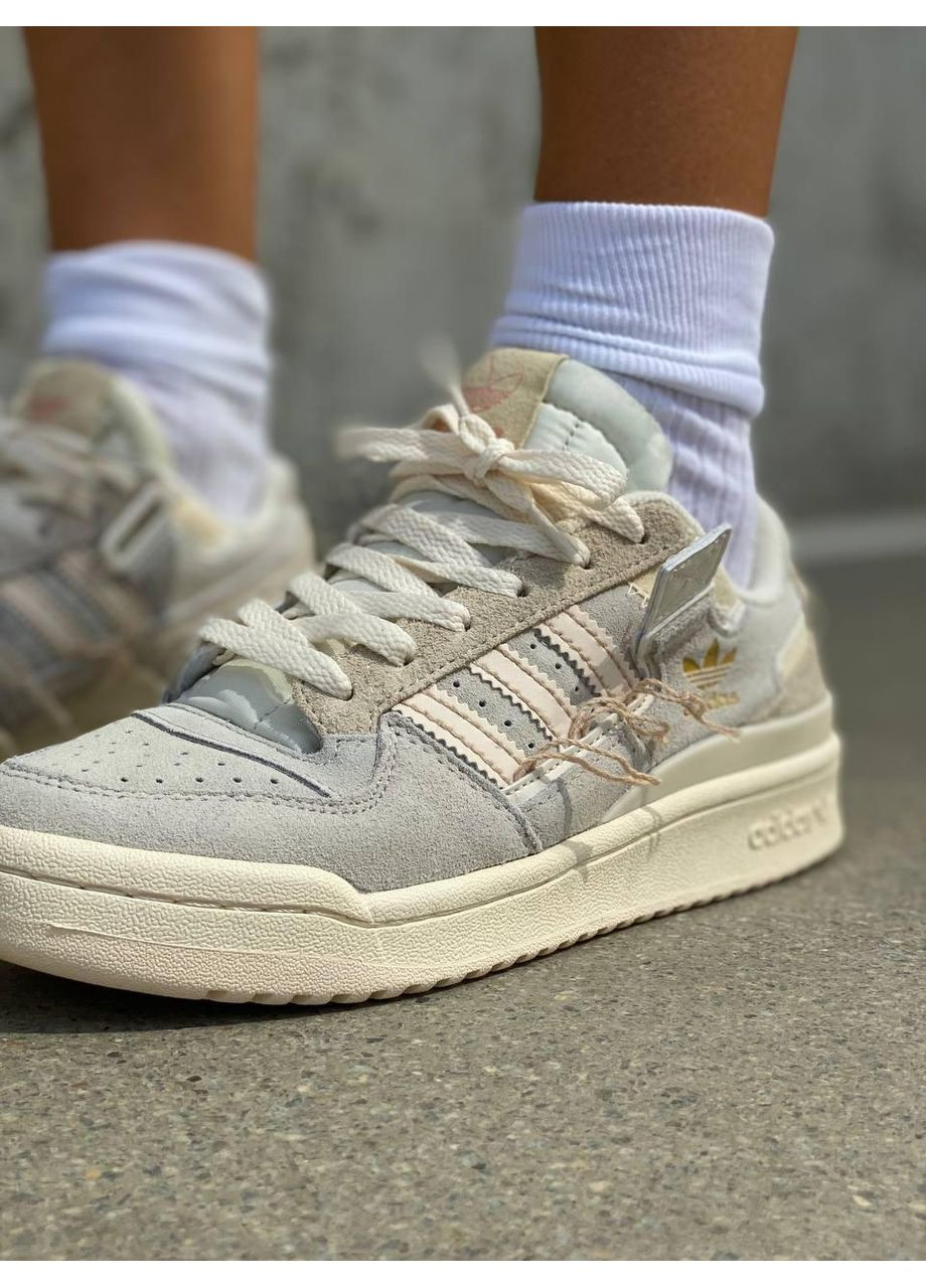 Бежеві Осінні кросівки чоловічі adidas forum 84 low premium адідас форум 84 No Brand