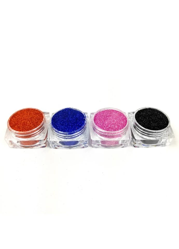 Набір гліттера для біо-тату «Базовий №1» glitter-set-4x-1, 4 кольори Fresh Tattoo (395309559)