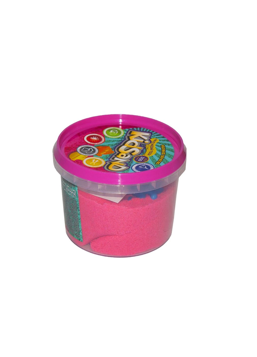 Кинетический песок "KidSand", розовый, 350 г Dankotoys (307473035)