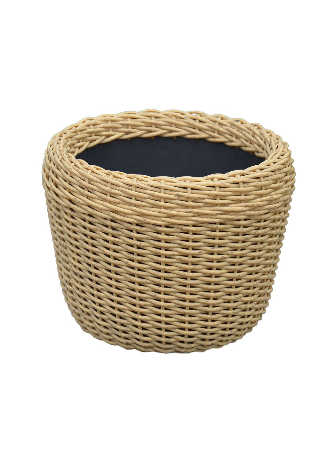 Кашпо 16 літрів (горщик для квітів та рослин),Вазон із штучного ротангу ручної роботи. Handmade (329193748)