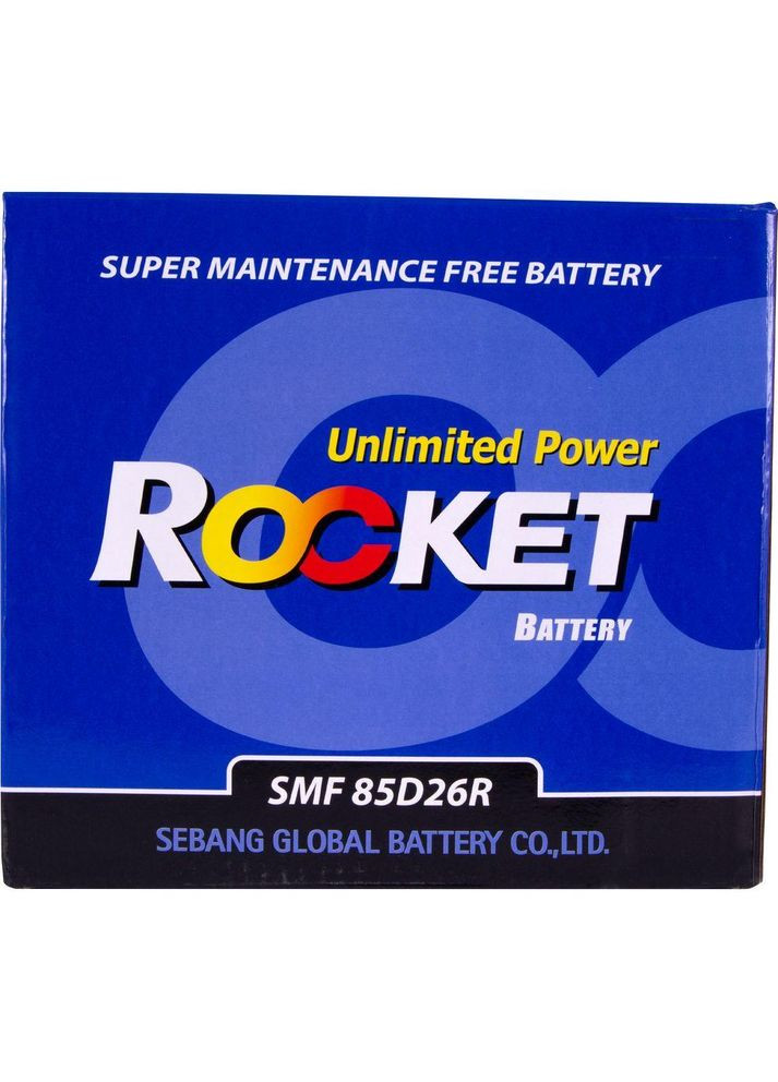 Автомобильный аккумулятор Japan 6СТ-80Ah Аз 670A (CCA) SMF 85D26R Rocket (349807198)
