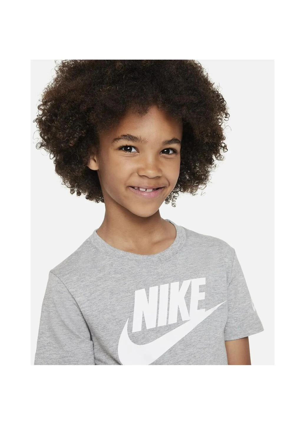 Сіра демісезонна футболка дитяча сіра 86j575-042 Nike TODDLER FUTURA EVERGREEN