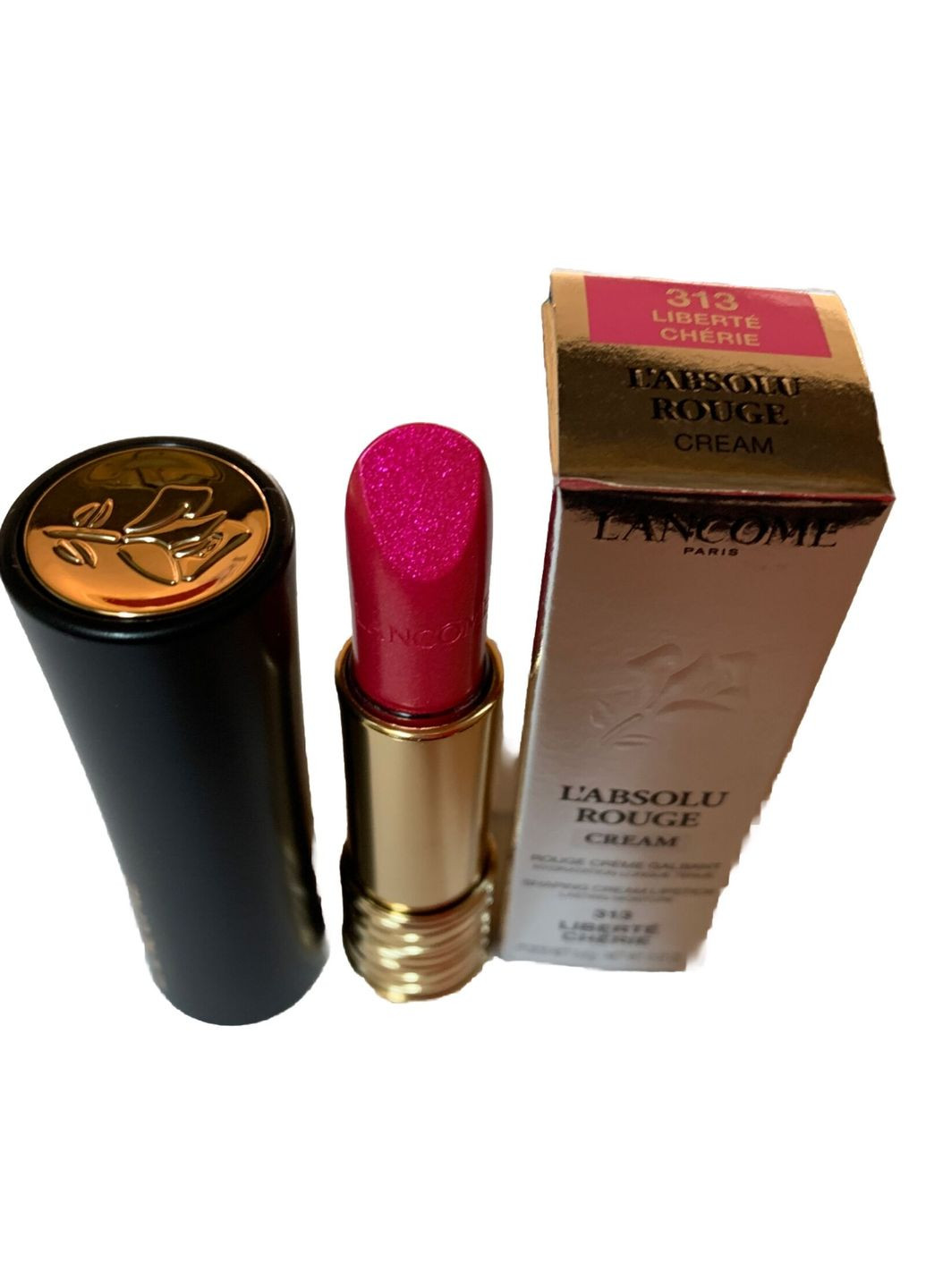 Кремовая увлажняющая помада L'Absolu Rouge 313 Liberte Cherie (3,4 гр) Lancome (315725496)