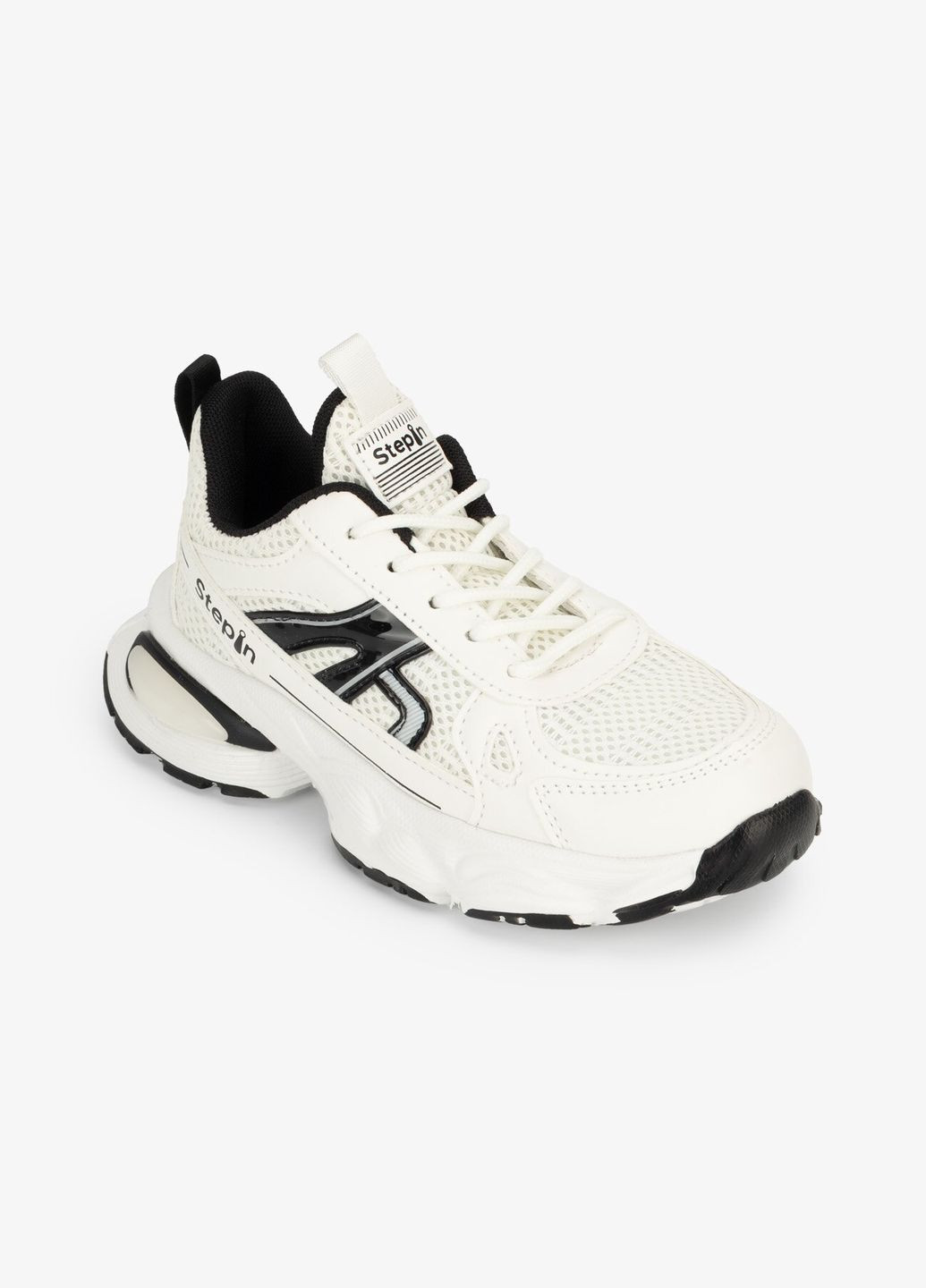 Белые демисезонные кроссовки для мальчика 2511-115b бело-черный shop (2000990845467) Stepln