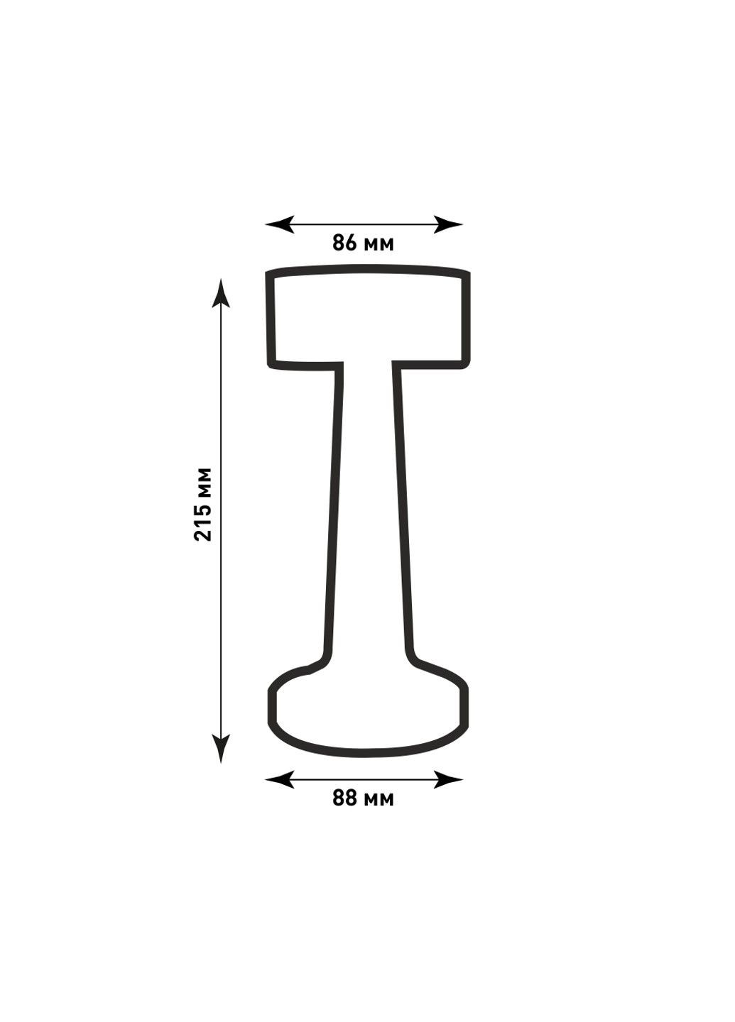 Настольная лампа сенсорная светодиодная DOWN LIGHT с аккумулятором 1200 mA ESLLSE (338618068)