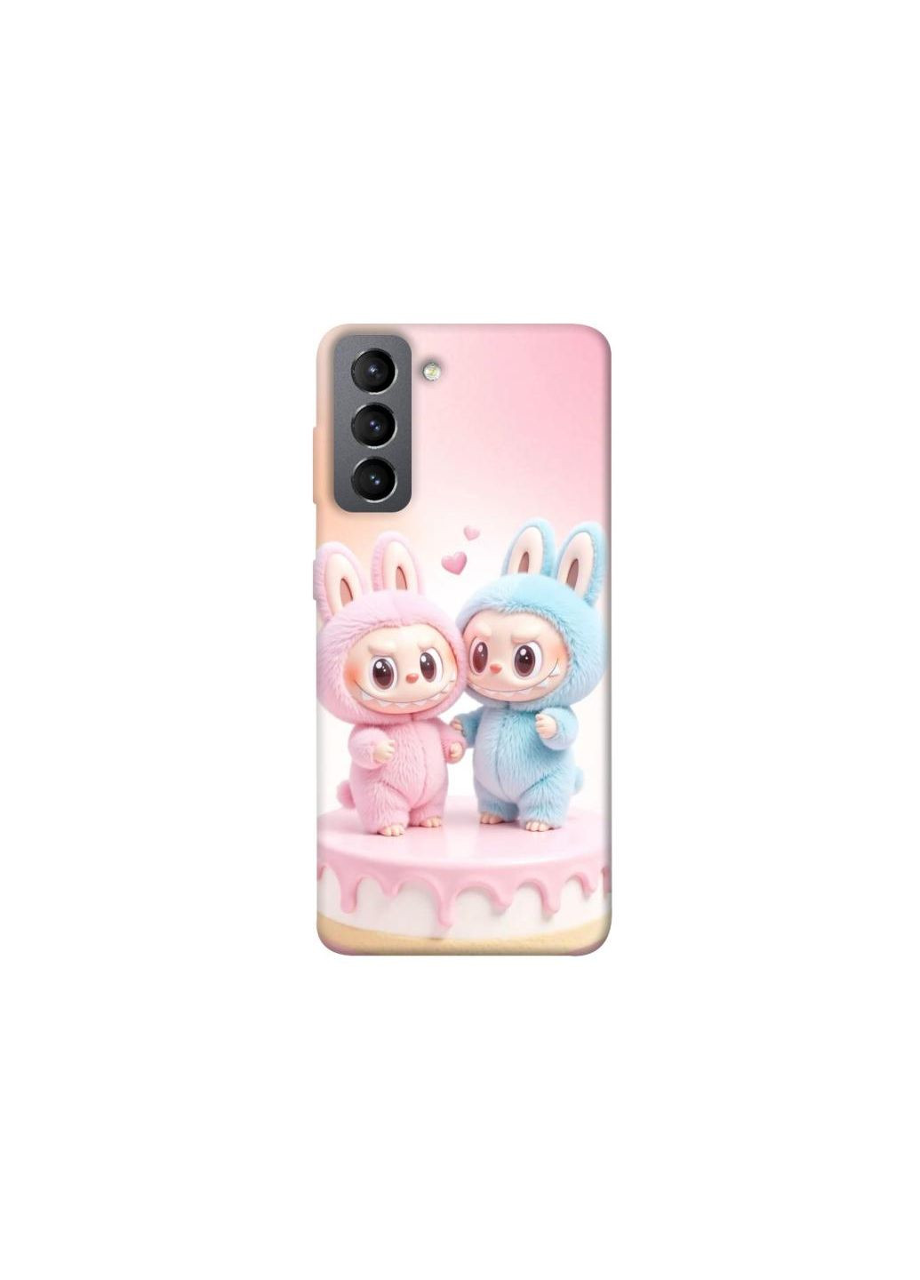 Чехол на Samsung Galaxy S21 FE Labubu Twins Frontalka (354674147)
