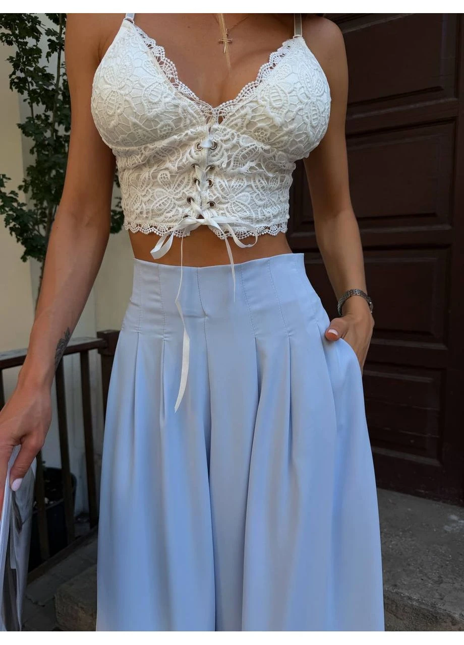 Брюки летняя костюмная ткань для effortless summer look DK/DL Мода без кордонів (402222669)