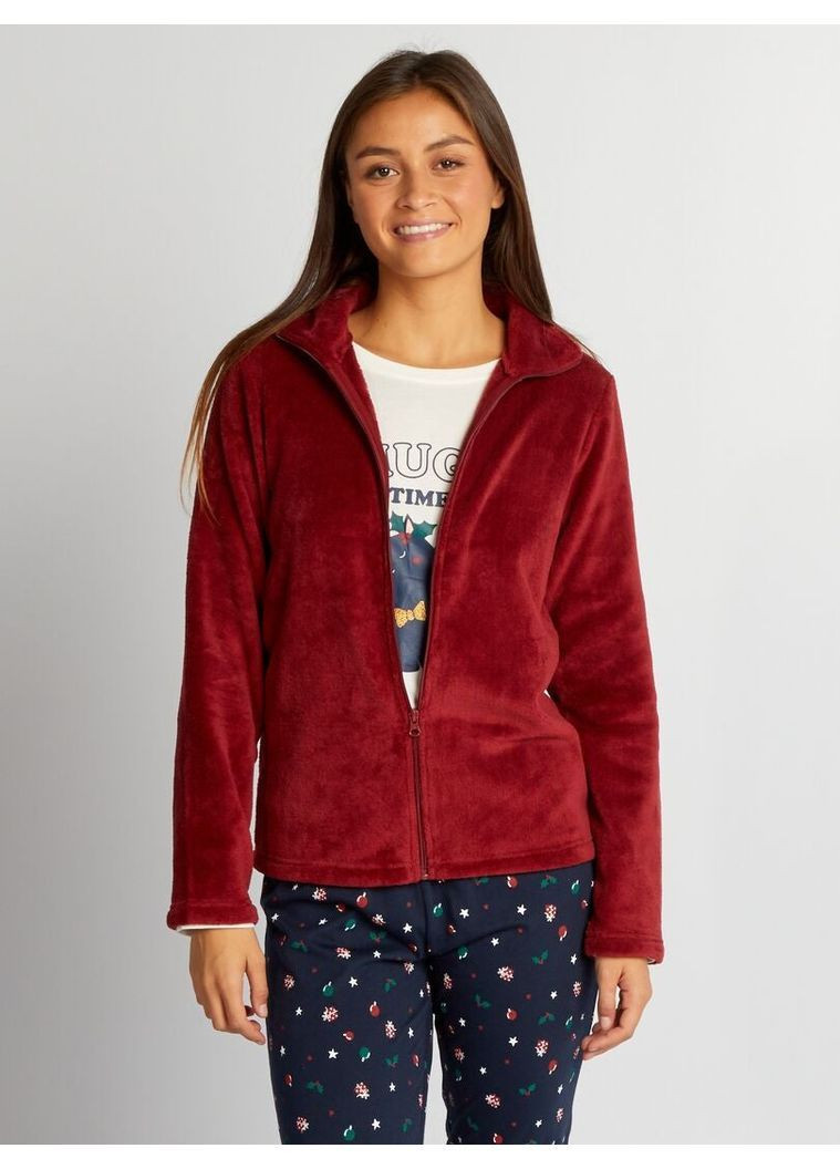 Толстовка флис,бордовый, Kiabi (308887445)