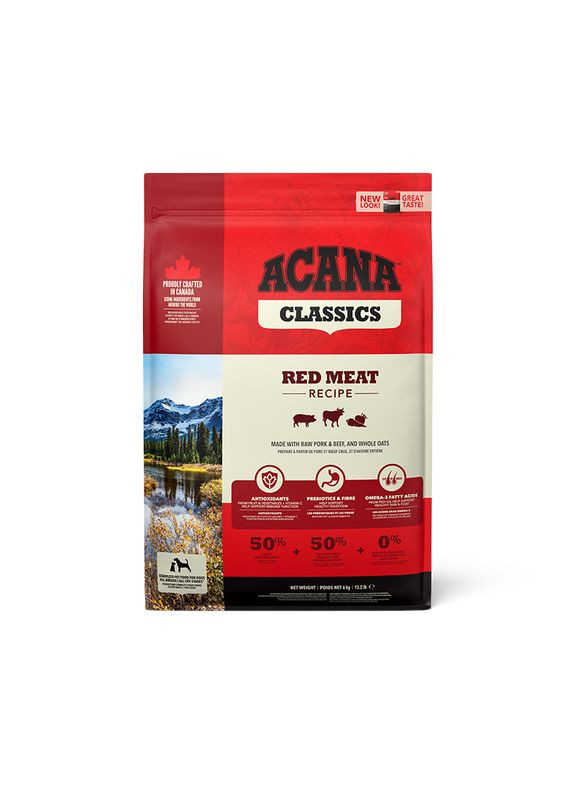 Сухой корм для собак Red Meat Recipе для всех пород с говядиной и ягненком 9.7 кг. (a56112) Acana (315424821)