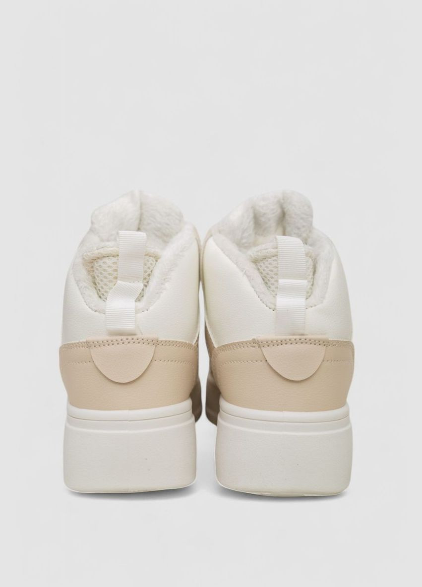 Кроссовки женские зимние на меху Ager 248RQT10 бежевые демисезоны (340249677)