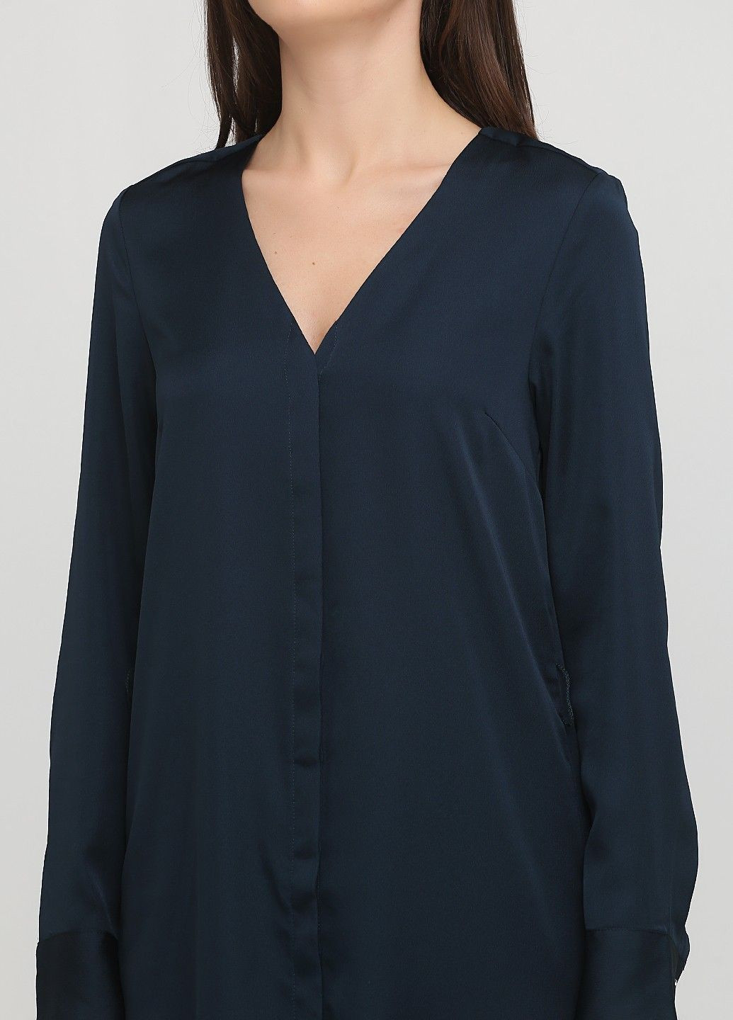 Темно-зелена кежуал сукня H&M однотонна