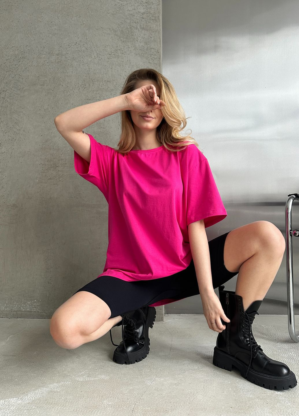 Оверсайз футболка женская No Brand - (322774328)