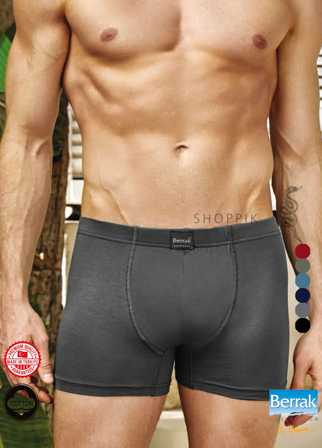 Трусы боксеры мужские 4498 Berrak Боксери (330825190)
