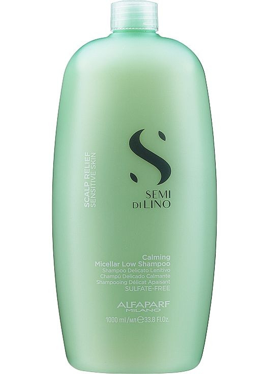 Успокаивающий мицеллярный шампунь Semi Di Lino Scalp Relief Calming Micellar Low Shampoo 250ml (849087-62955) Alfaparf (368636789)