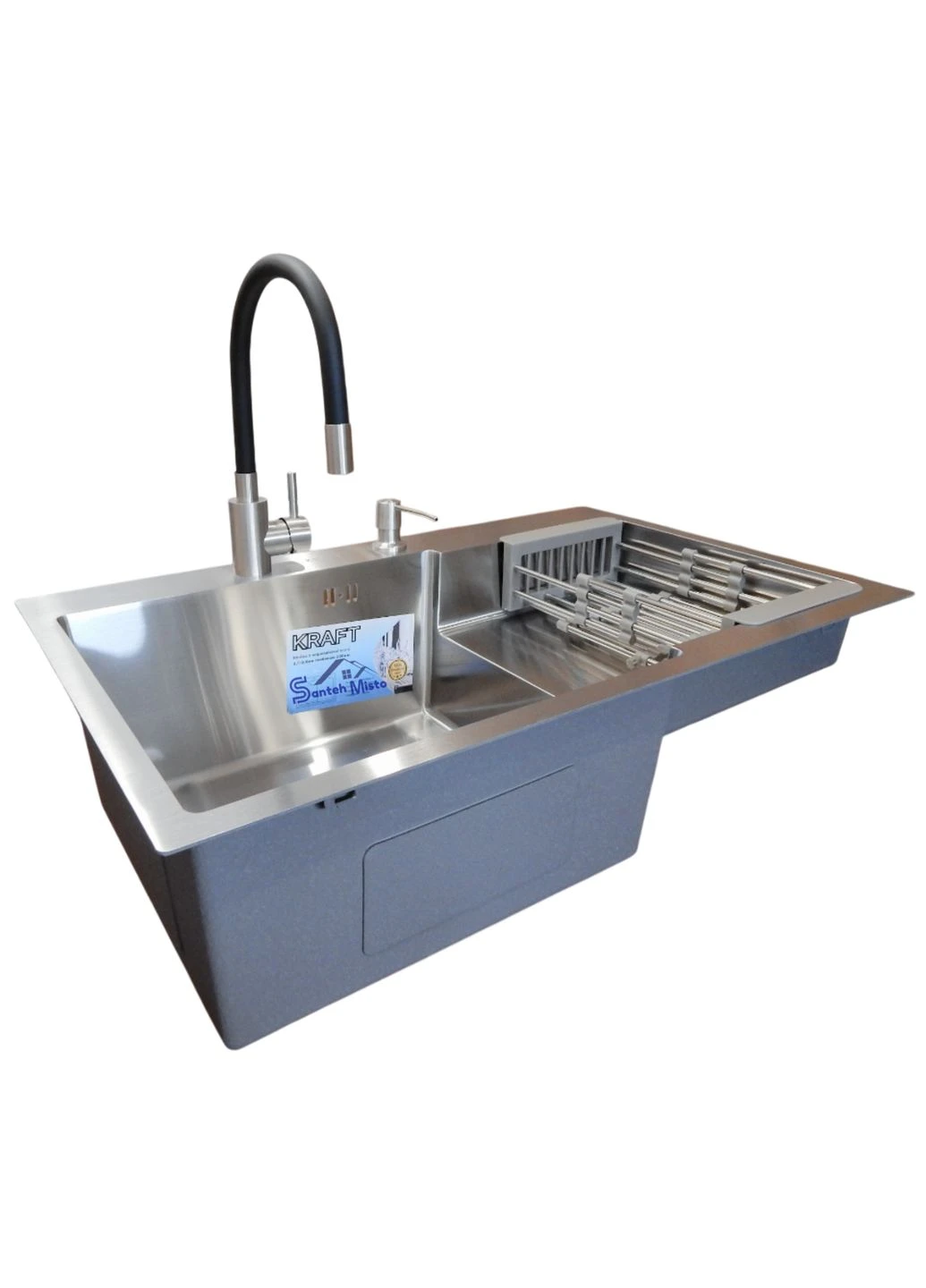 Комплект кухонної мийки Handmade HS R 780х480 (3.0/1.0 мм) Kraft (349512535)