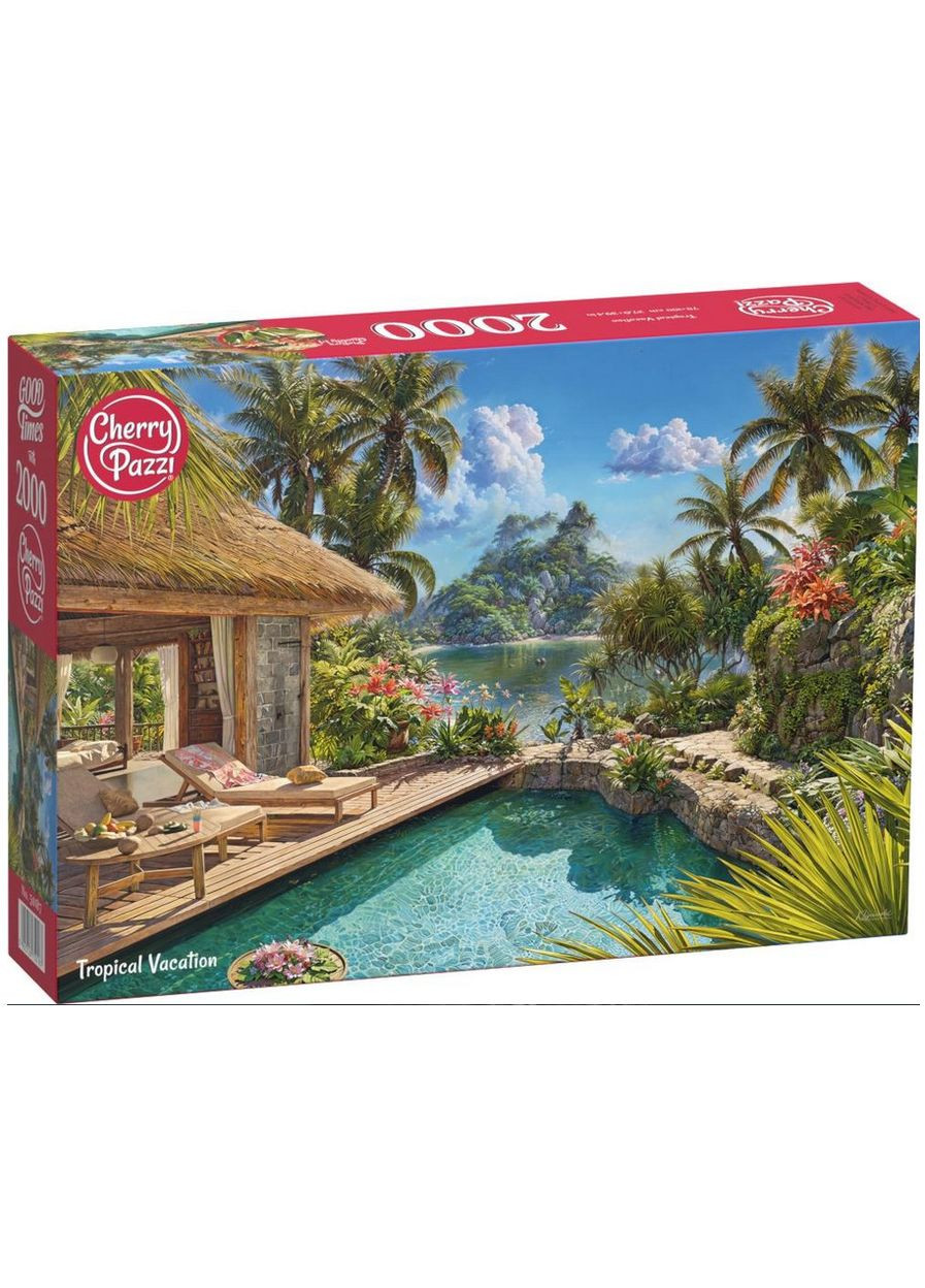 Пазл Тропічний відпочинок 2000 елементів CherryPazzi Cherry Pazzi (351860683)