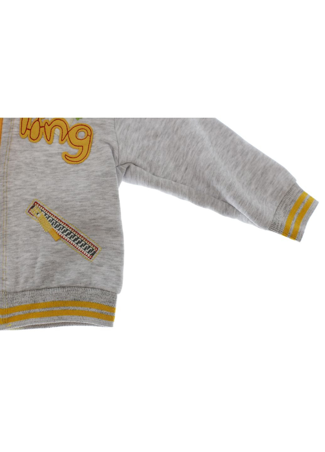 Костюм на флісі для хлопчика трикотажний Bowling жовтий 80 см (34133) BABYKROHA (297198184)